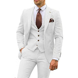 Slim three-piece suit for men