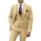 Slim three-piece suit for men