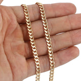 Gold plated necklace for men