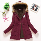 Thick parka for women