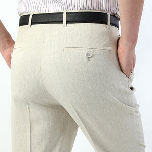 Linen business pants