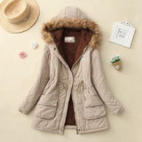 Thick parka for women