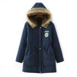 Thick parka for women