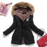 Thick parka for women