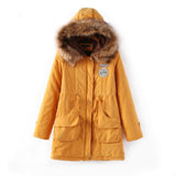 Thick parka for women