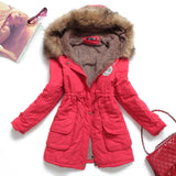 Thick parka for women