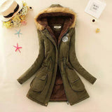 Thick parka for women