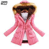 Thick parka for women