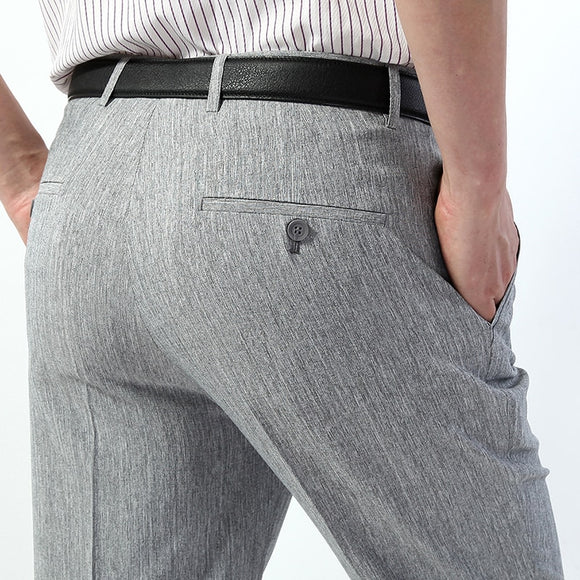 Linen business pants