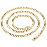 Gold plated necklace for men