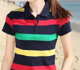 Short-sleeve striped t-shirt