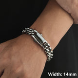 Men's stainless steel bracelet