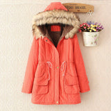 Thick parka for women