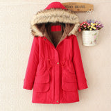 Thick parka for women