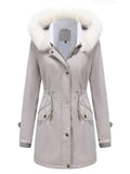 Casual plus size parka