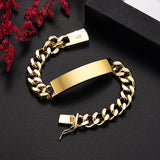 18 carat gold chain bracelet