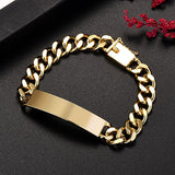 18 carat gold chain bracelet