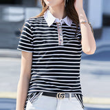 Striped sweater for ladies