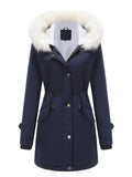 Casual plus size parka