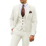 Slim three-piece suit for men