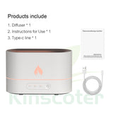 Flame air humidifier